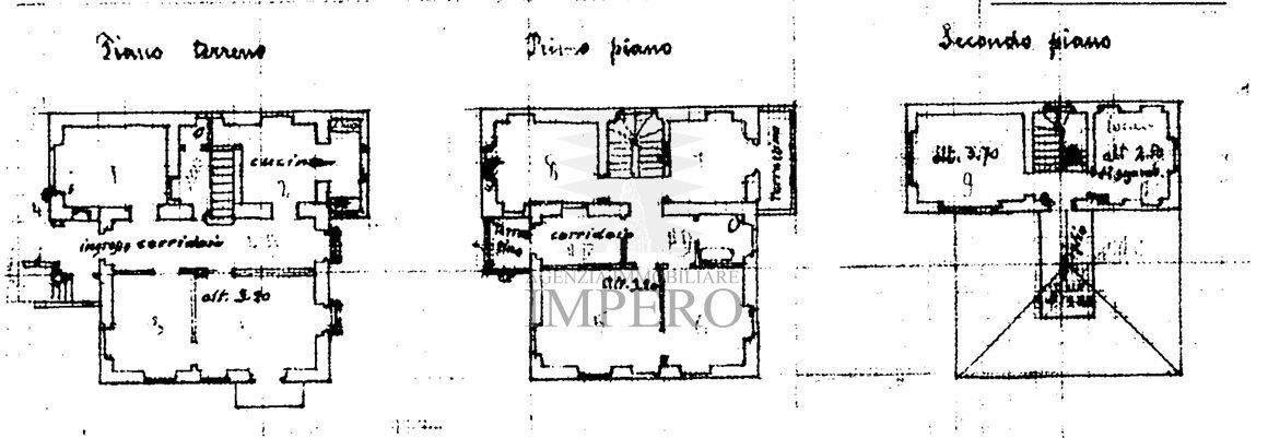planimetria - Independent house Via San Rocco 1, Pigna - floor plans 1