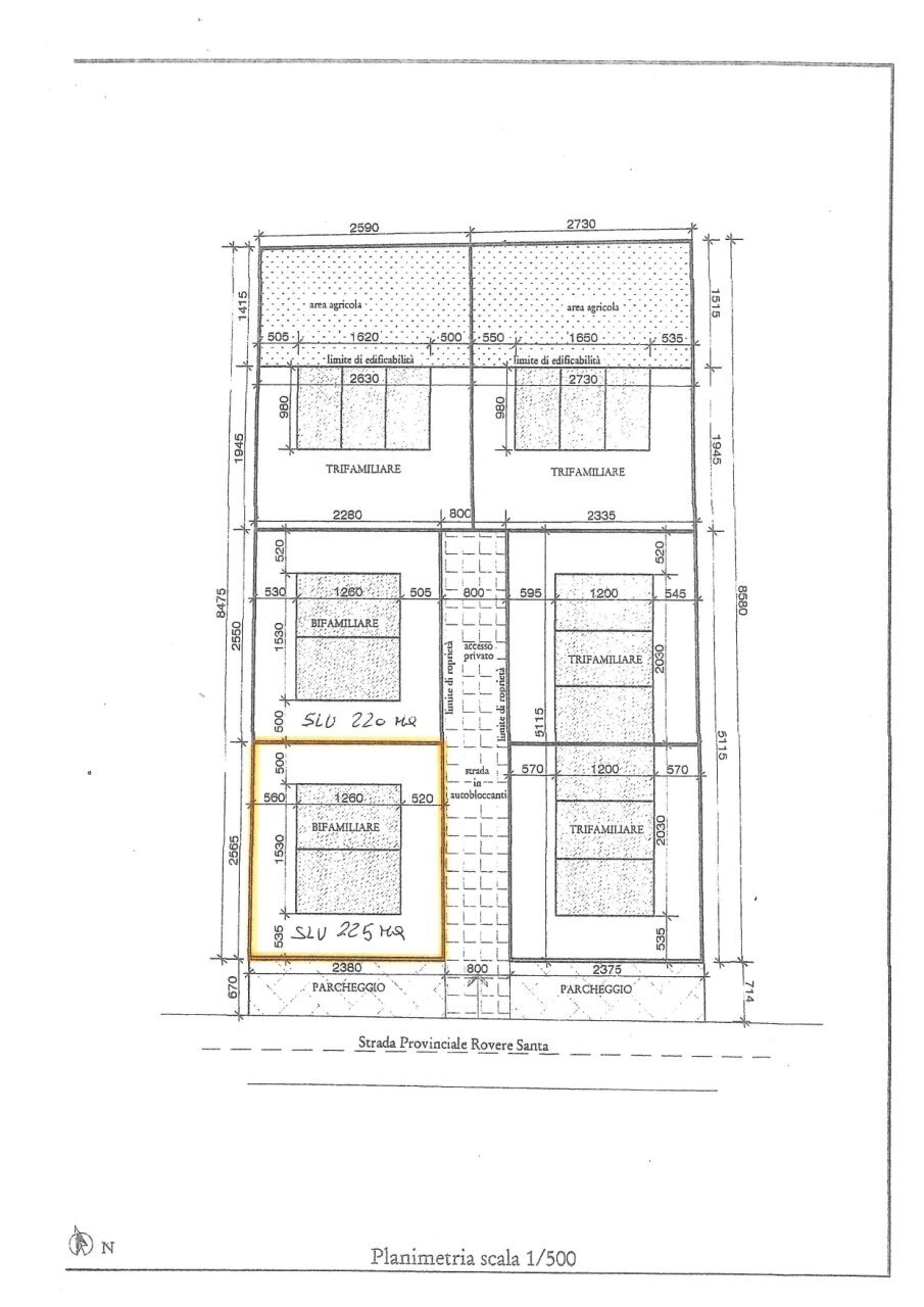 PLAN 1_page-0001.jpg - Building land Strada Rovere Santa 39/a, Sissa Trecasali - photo 2