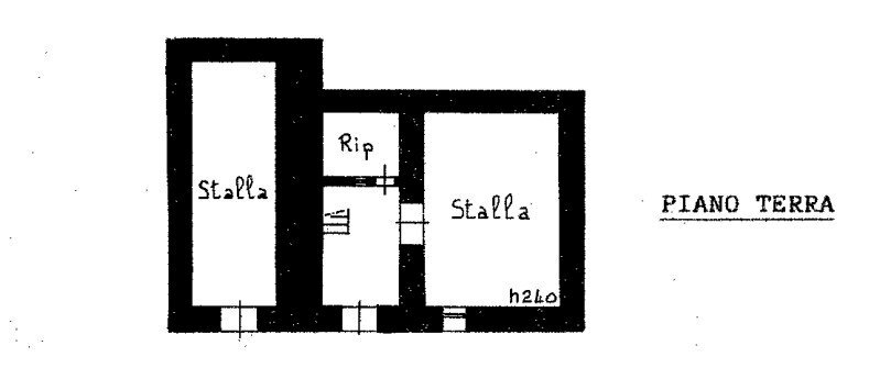 Baita Borgata Preit, Snc, Canosio - floor plans 1