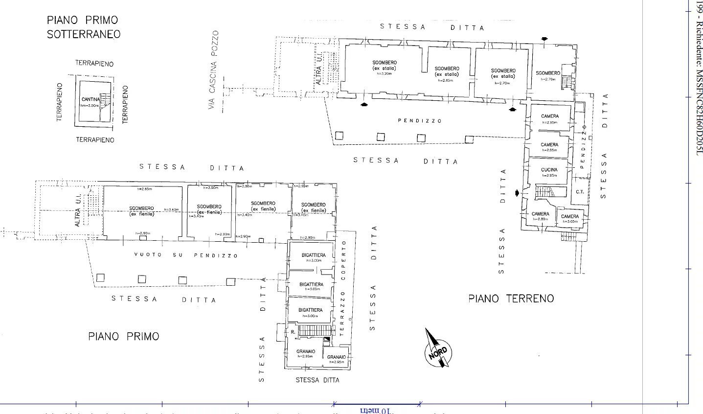 planimetria - Farmhouse Cuneo, Via Cascina Pozzo, Cuneo - photo 2