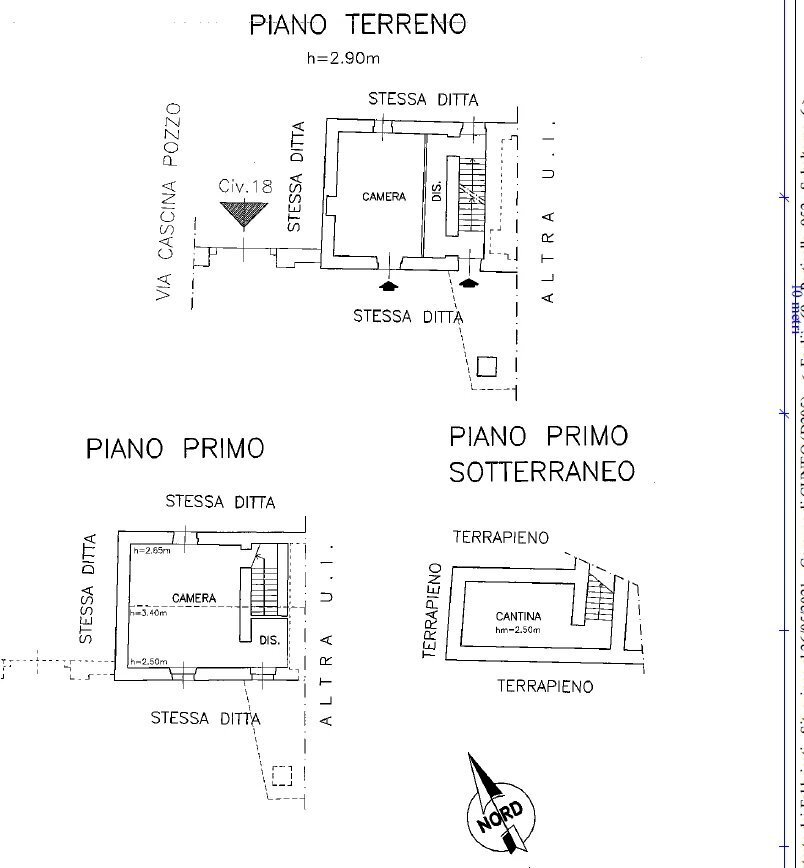 planimetria - Farmhouse Cuneo, Via Cascina Pozzo, Cuneo - photo 3