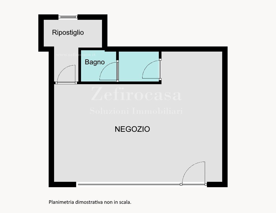Negozio Cento - planimetria 1