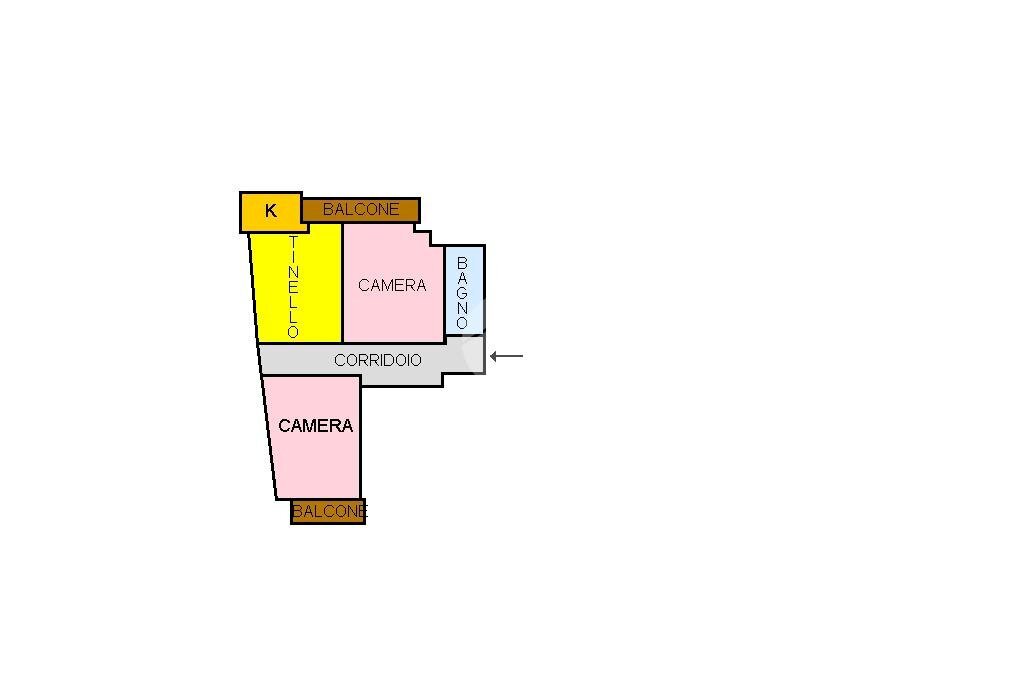 Three-room apartment Via Verdi, Settimo Torinese - floor plans 1