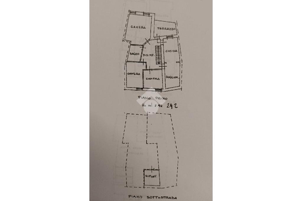Villa Via roma, Montefiore Conca - planimetria 1