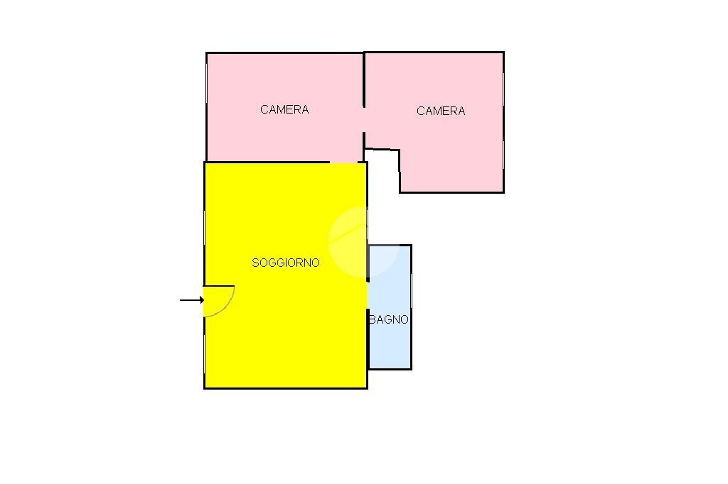 Trilocale Piazza Vittorio Veneto, Brandizzo - planimetria 1