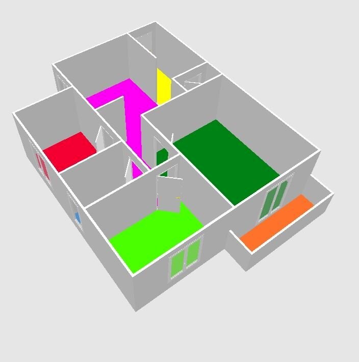 Quadrilocale Via Viacava, Genova (zona Voltri) - planimetria 1