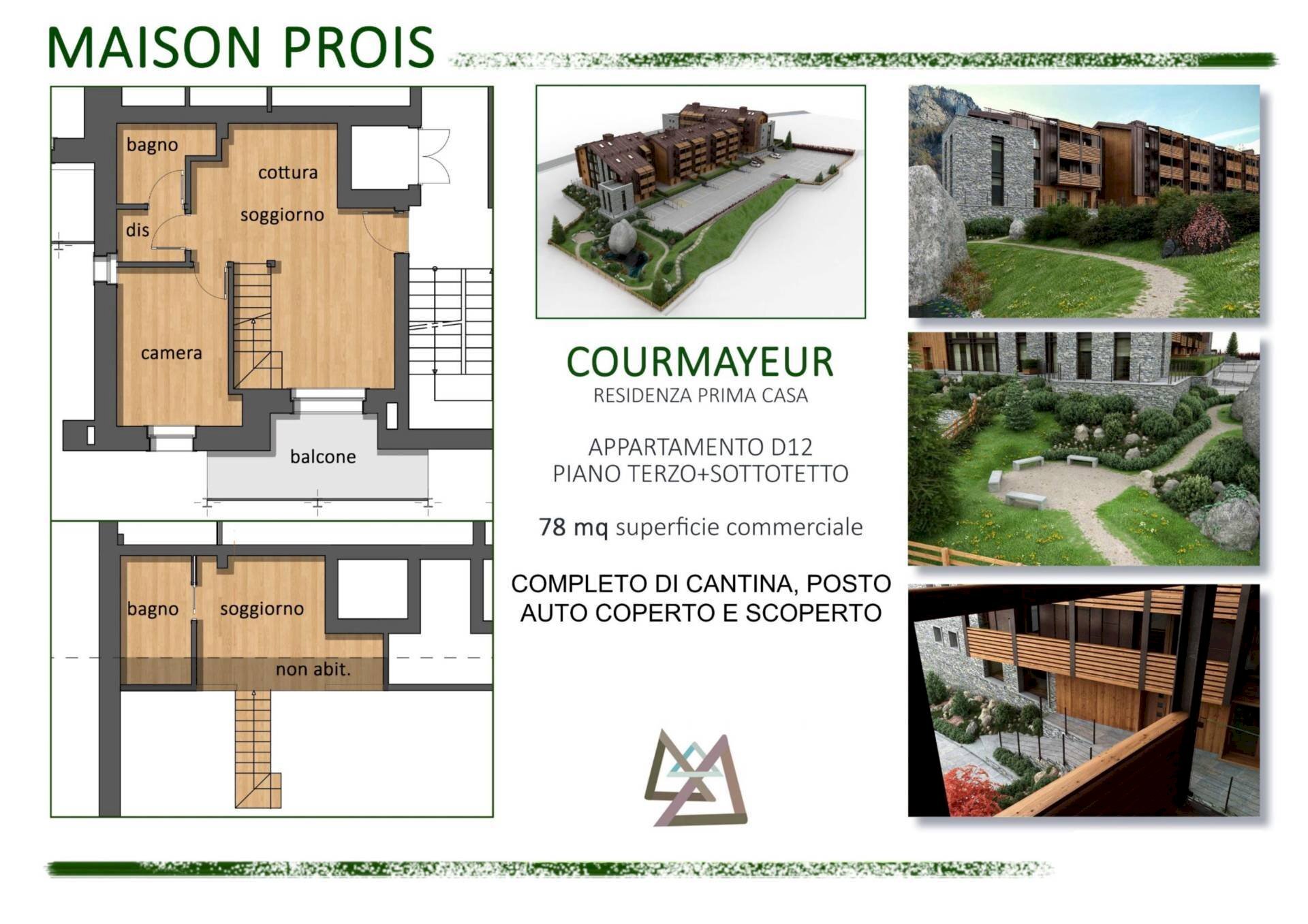 Three-room apartment Strada Larzey, Courmayeur - photo 2