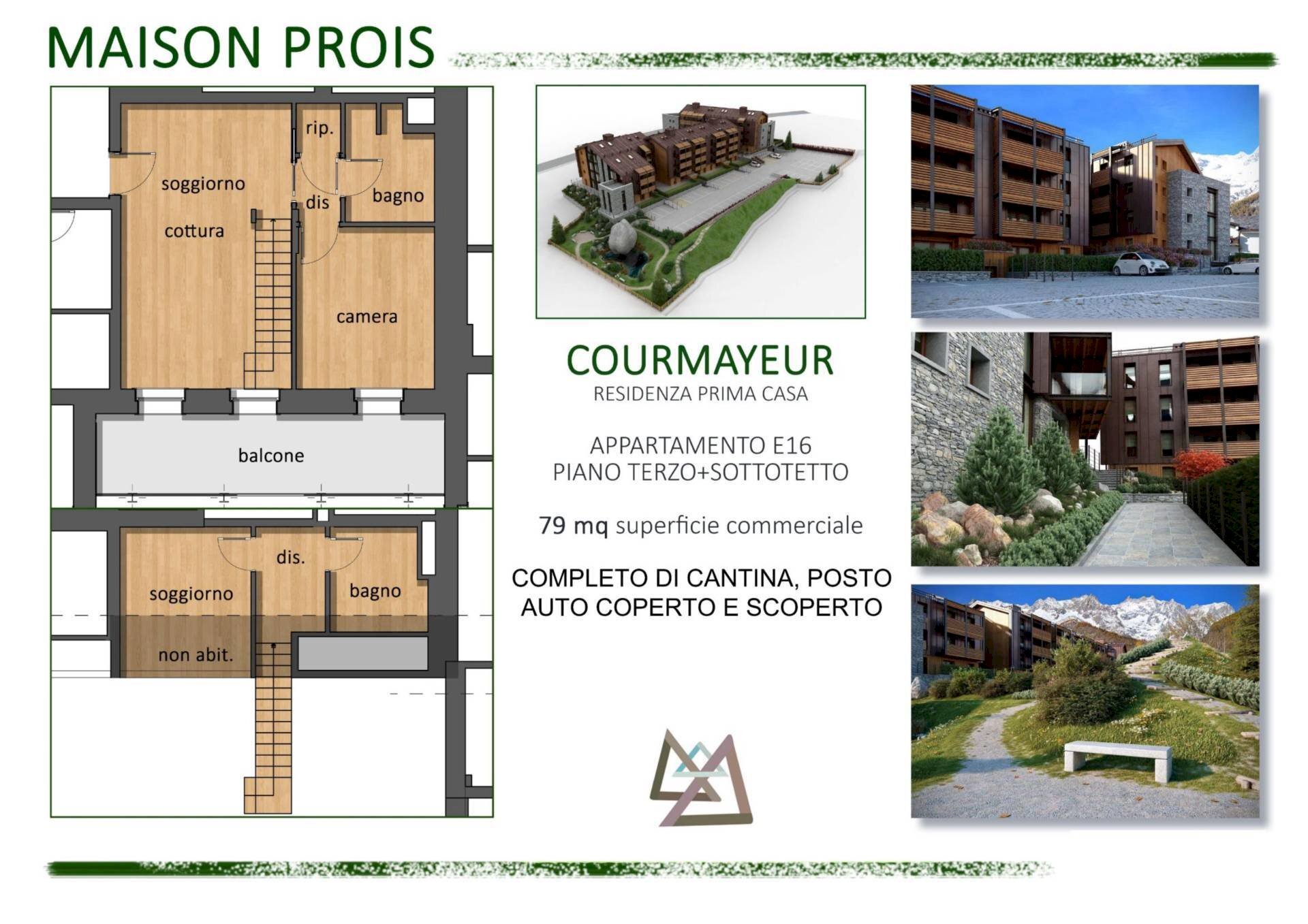 Three-room apartment Strada Larzey, Courmayeur - photo 2