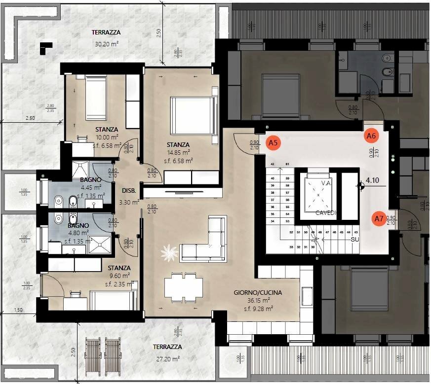 Quadrilocale Via Verruca, Trento - foto 1