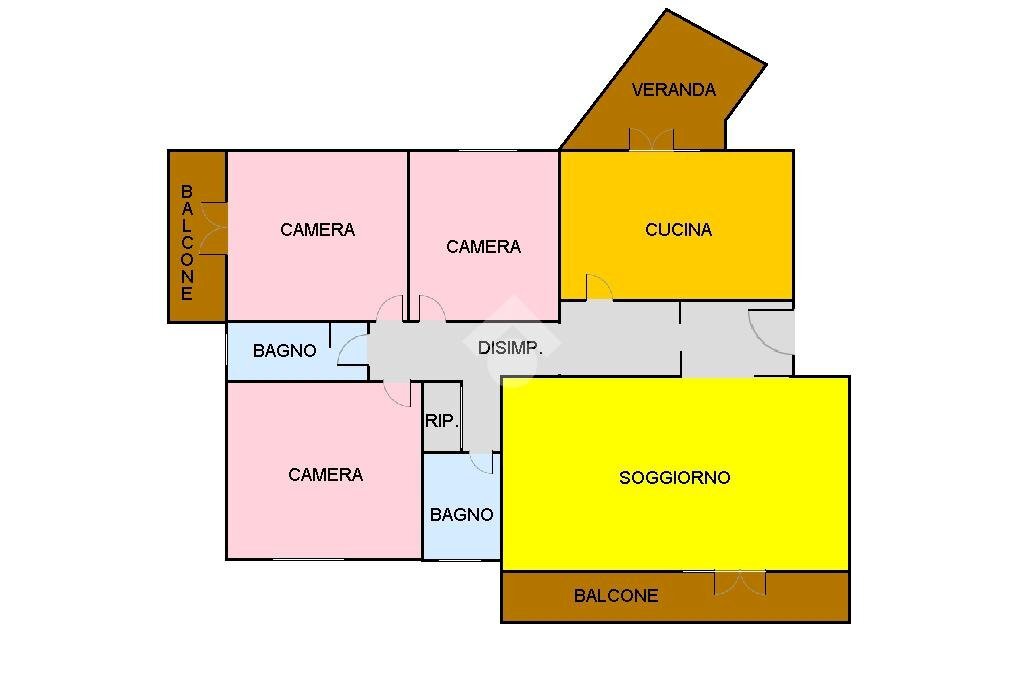 Appartamento Via Giovanni Bobba, Cigliano - planimetria 1