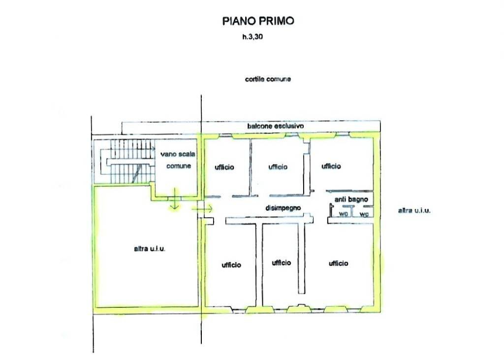 PLANIMETRIA UFFICIO - Ufficio Tortona - foto 1