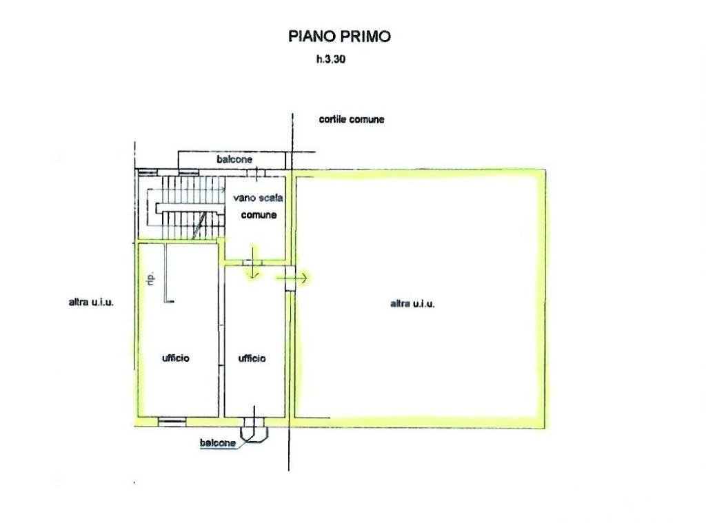 PLANIMETRIA INGRESSO UFFICIO - Ufficio Tortona - foto 2