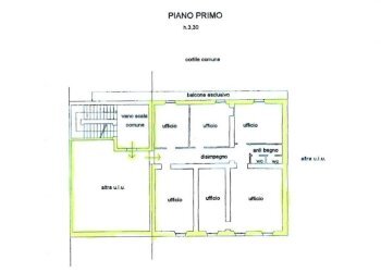 PLANIMETRIA UFFICIO - Ufficio Tortona - foto 1