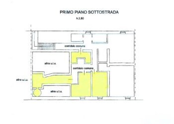 PLANIMETRIA CANTINE/MAGAZZINI - Ufficio Tortona - foto 3