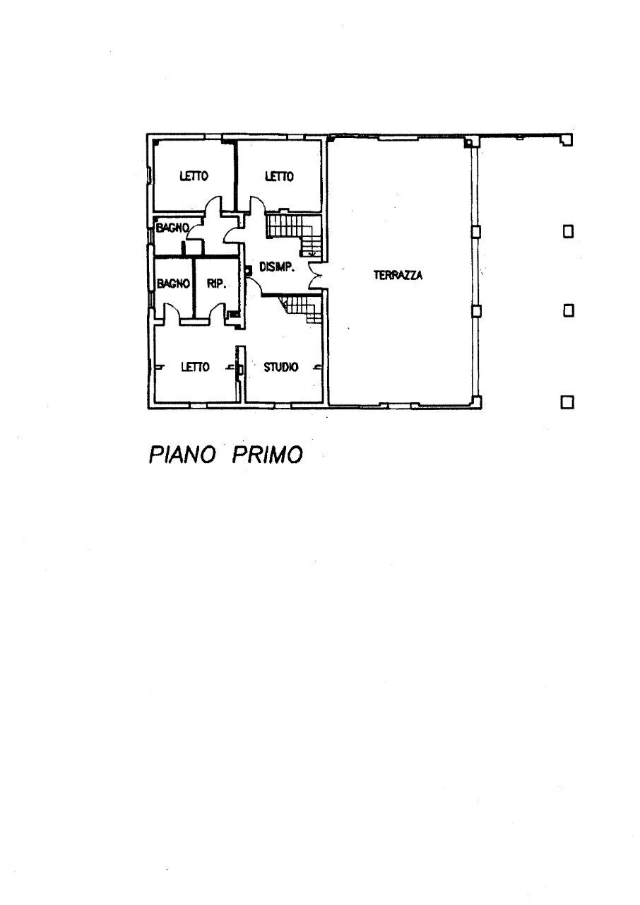 Casa indipendente Castel Guelfo di Bologna - planimetria 1