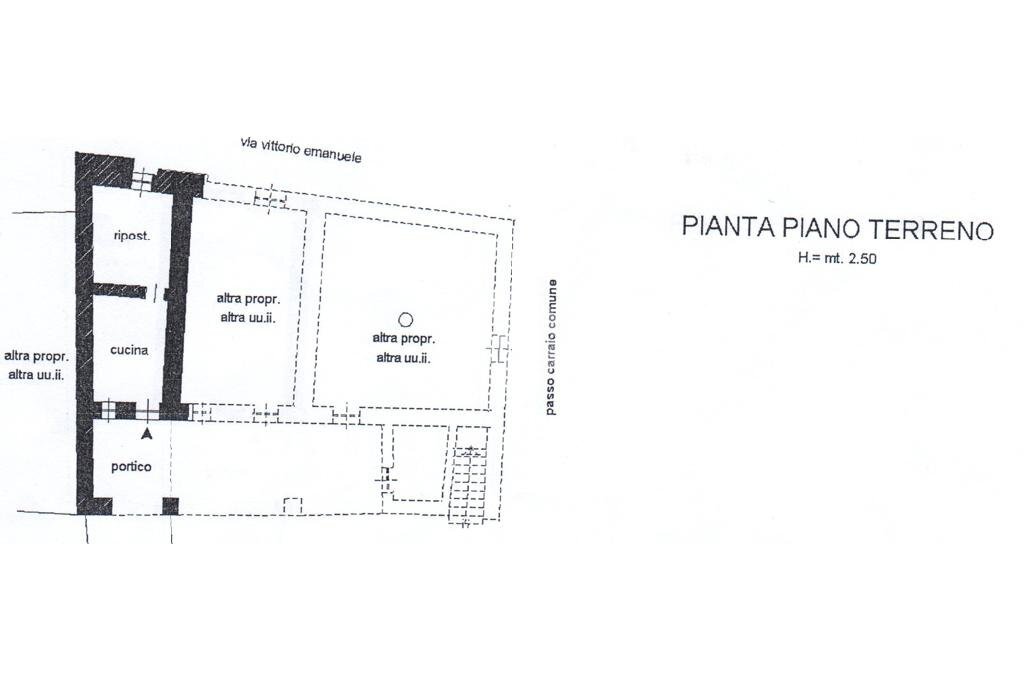 Casa indipendente Via Vittorio Emanuele II, Giaveno - planimetria 1