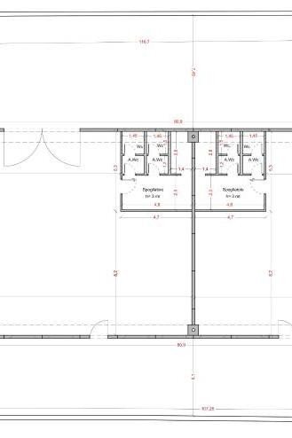 Capannone via Palazziello, Volla - planimetria 1