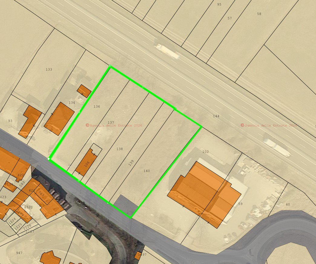 Plan - Terreno edificabile Regione Taverne, 7, Villafranca d'Asti - planimetria 1