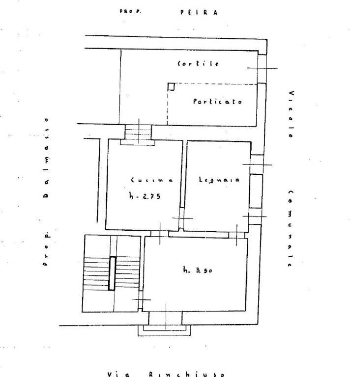 Planimetria - Magazzino via del Rinchiuso, Mondovì - foto 1