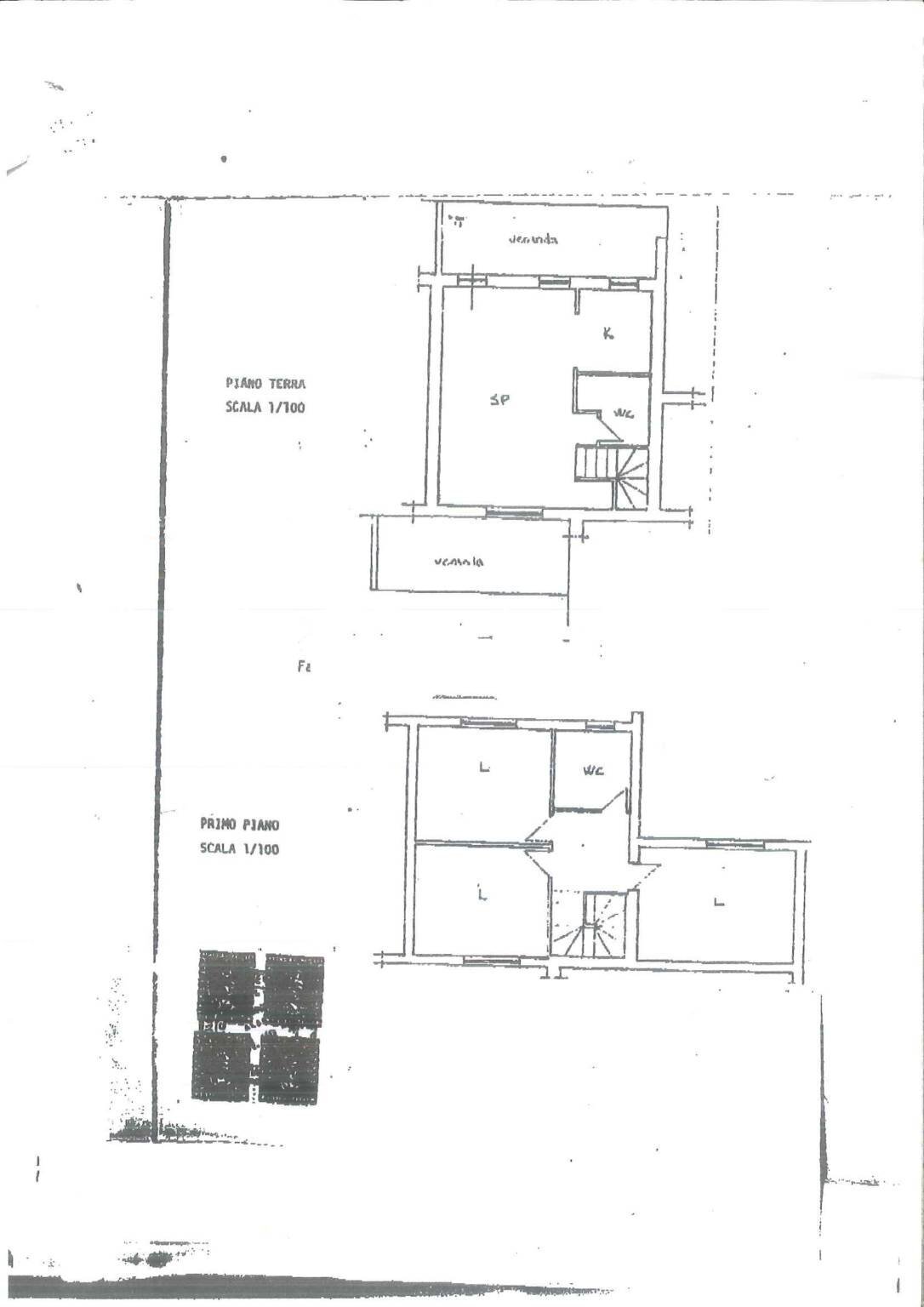 Four-room apartment Scandriglia - floor plans 1