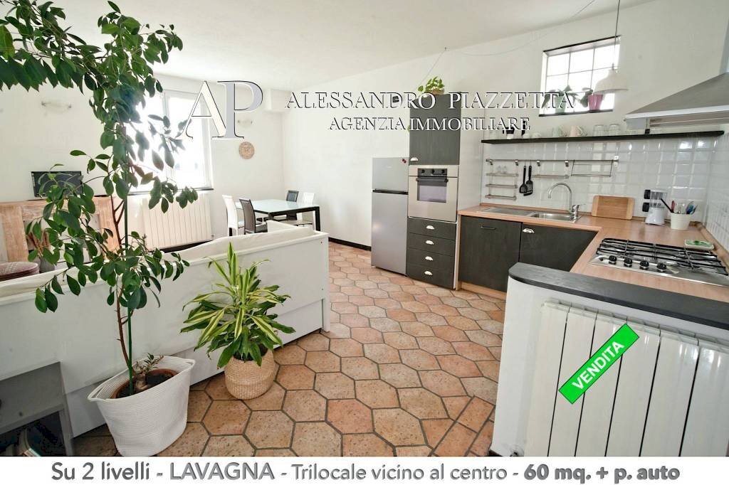 Ampia e luminosa zona giorno - Trilocale Lavagna - foto 1