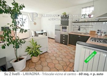 Ampia e luminosa zona giorno - Trilocale Lavagna - foto 1