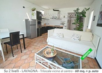 Ampia e luminosa zona giorno - Trilocale Lavagna - foto 2