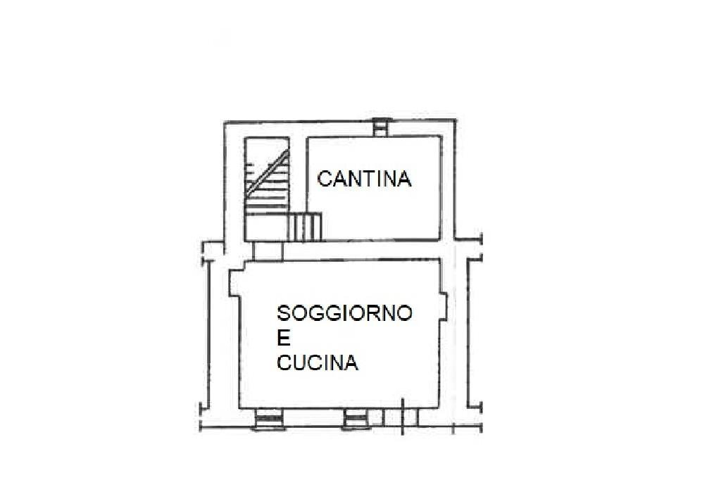 Semi-detached house Via Cascina Nuova, Envie - floor plans 1