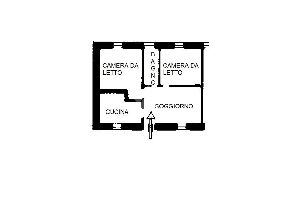 Four-room apartment Via Envie, Revello - floor plans 1