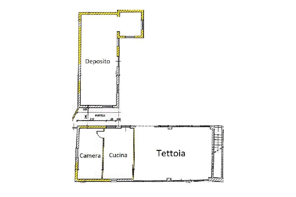 Casa indipendente Frazione comba gambasca, Sanfront - planimetria 1