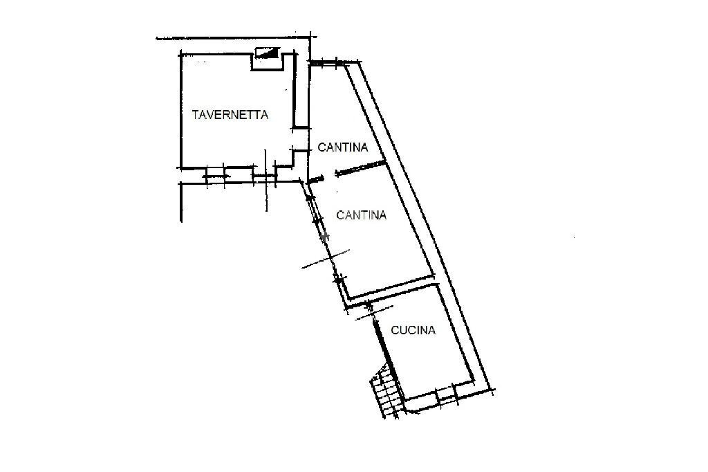 Casa semi indipendente Via Ruata Canali, Rifreddo - planimetria 1