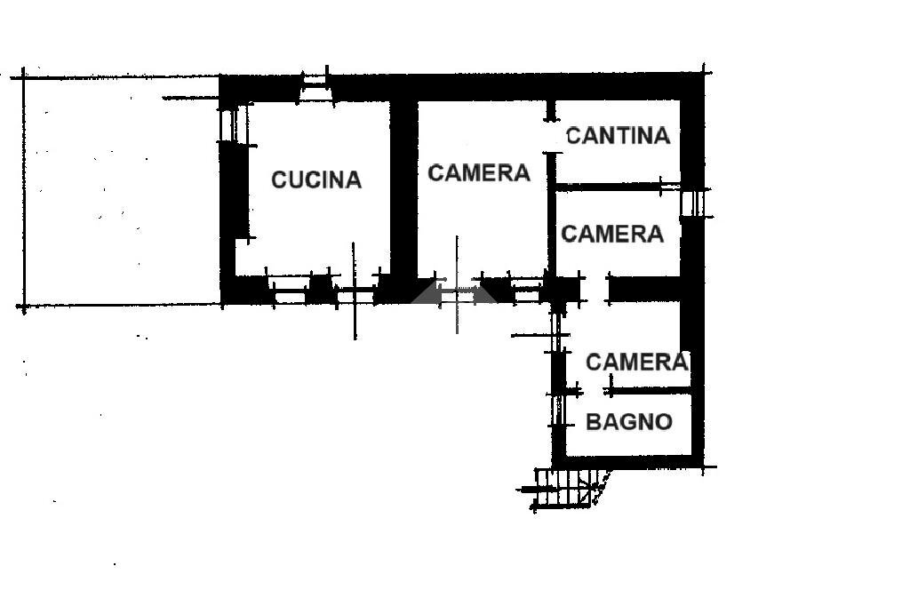 Independent house Via Vittorio Emanuele, Rifreddo - floor plans 1