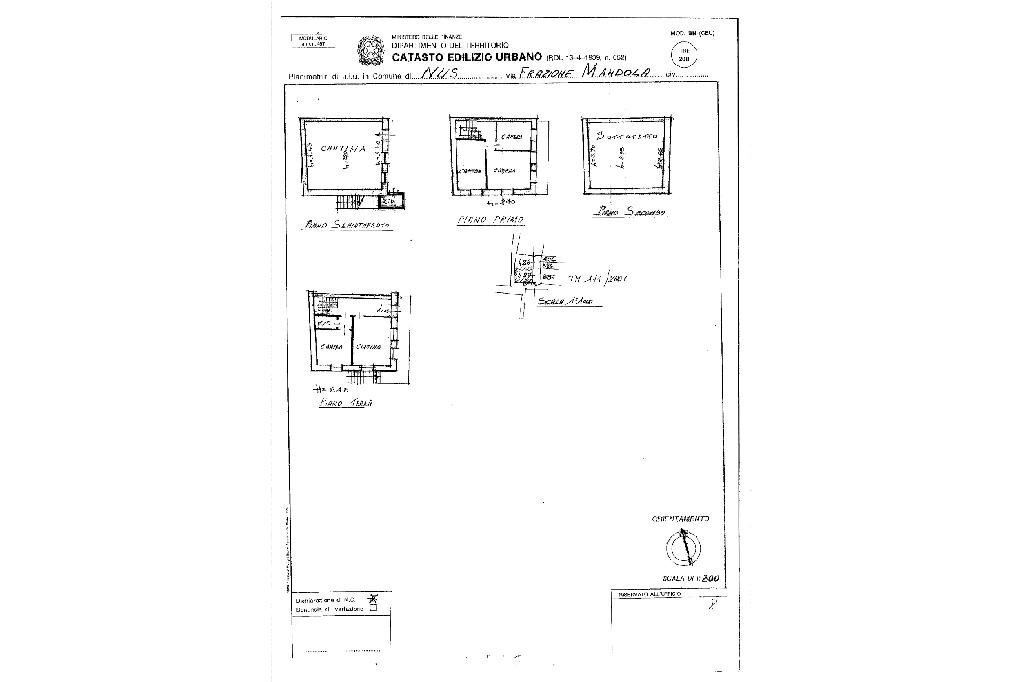 Casa semi indipendente Frazione Mandollaz, Nus - planimetria 1