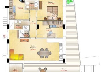 Quadrilocale Piazza Dossi, Rimini - foto 1