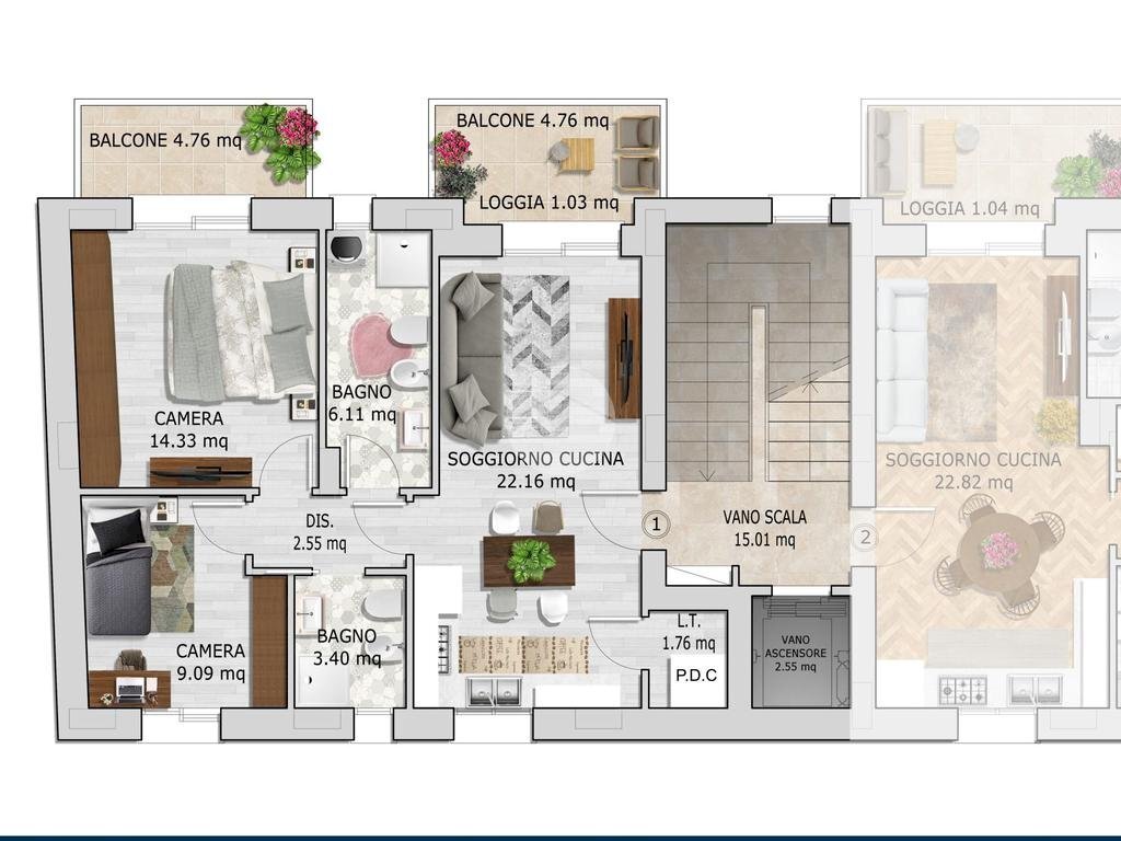 Stabile - Palazzo via Anna Magnani, Rimini - foto 2