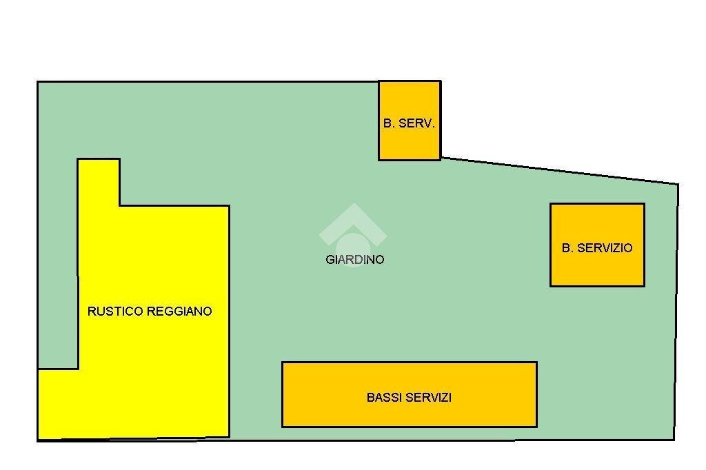 Rustico Via Fratelli Vecchi, Reggio nell'Emilia - planimetria 1