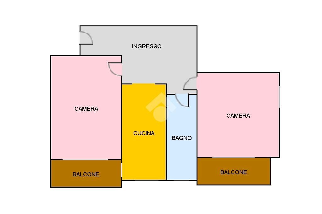 Trilocale Corso Cosenza, Torino (zona Mirafiori Nord) - planimetria 1