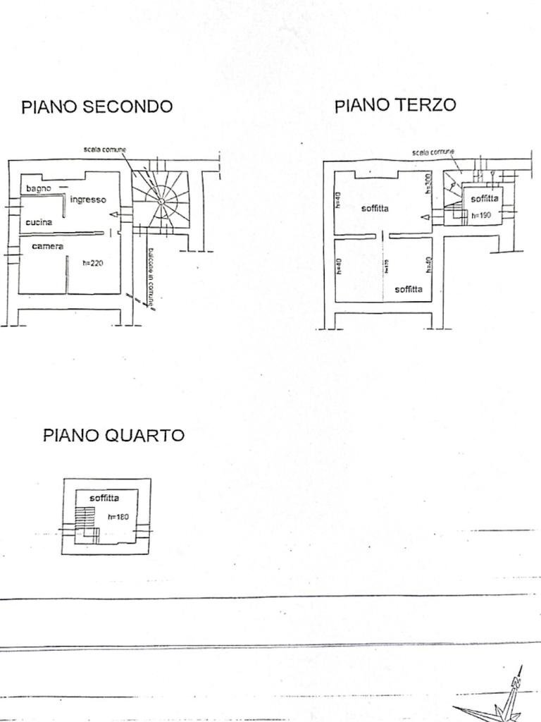Bilocale Via Croix de Ville, Aosta - planimetria 1