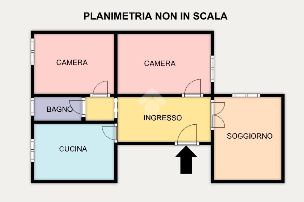 Appartamento Via Imperiale, Genova (zona San Fruttuoso) - planimetria 1