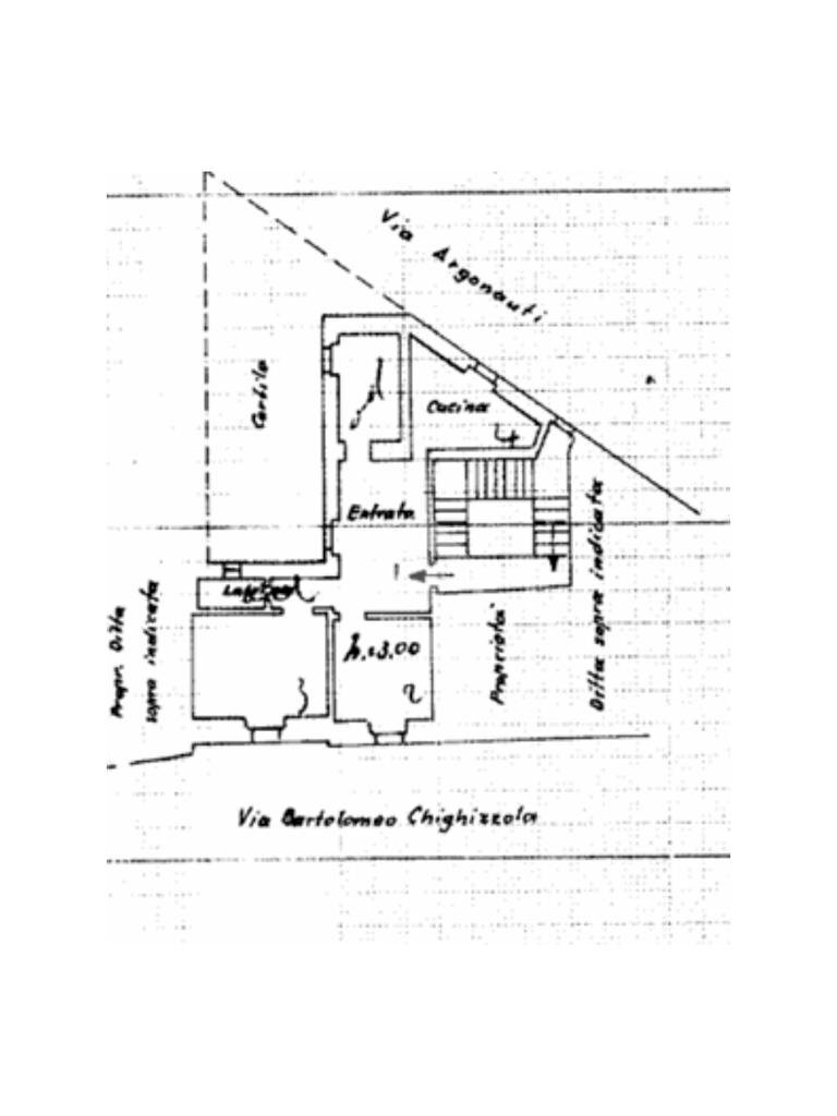 Quadrilocale Via B. Chighizola, Genova (zona Sturla) - planimetria 1