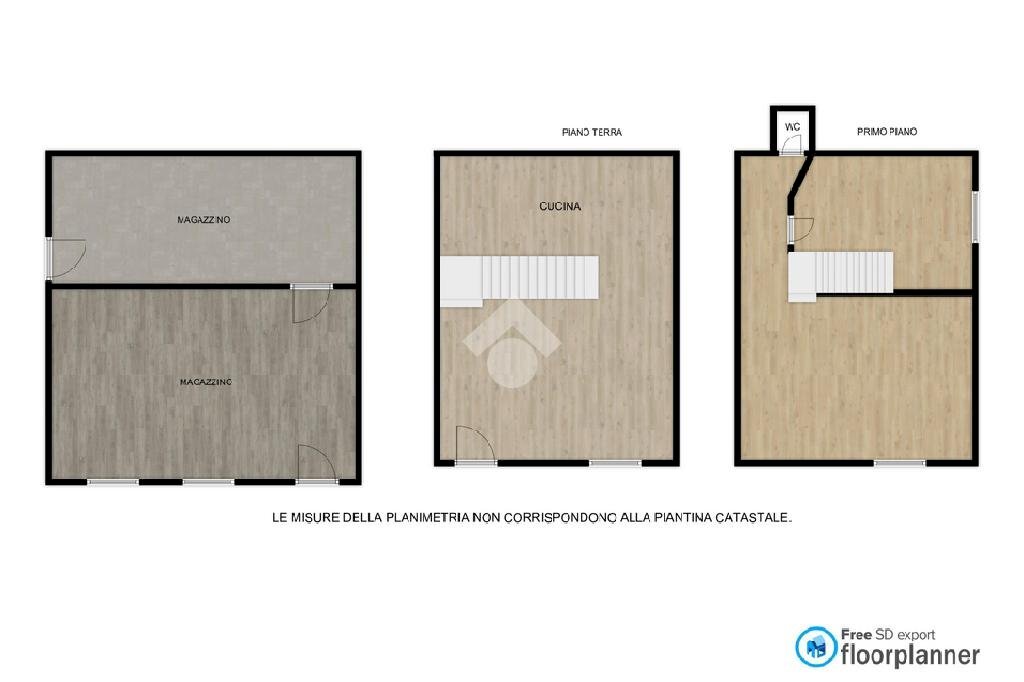 Four-room apartment Via Corzetti, Mele - floor plans 1