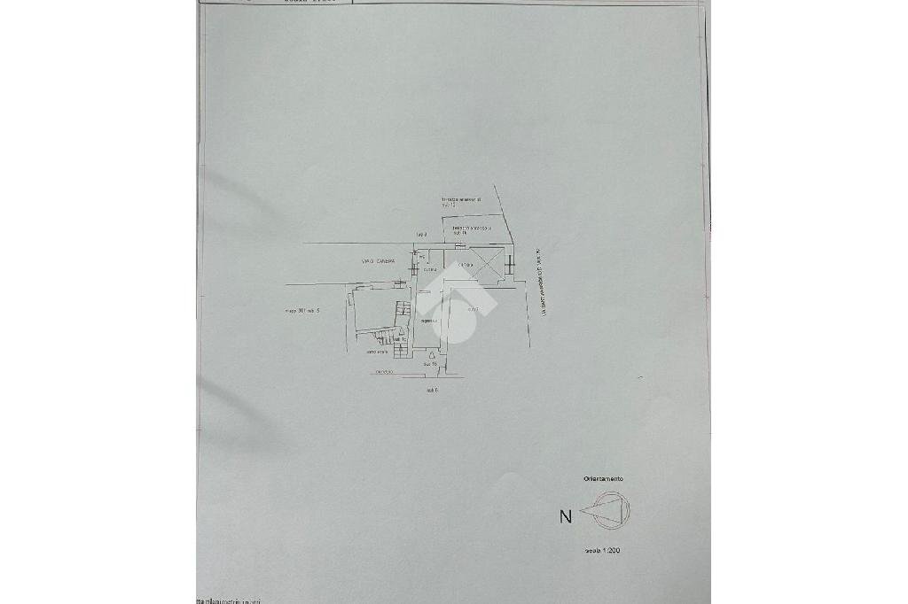 Two-room apartment Via sant'ambrogio di voltri, Genova (neighborhood Voltri) - floor plans 1