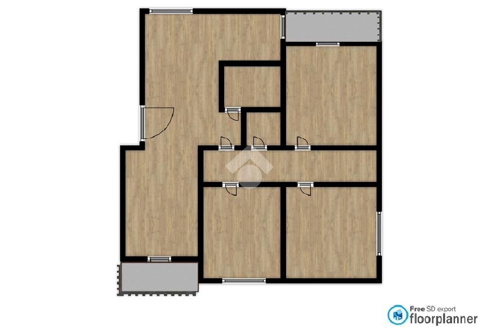 Apartment Via Piero Calamandrei, Genova (neighborhood Voltri) - floor plans 1