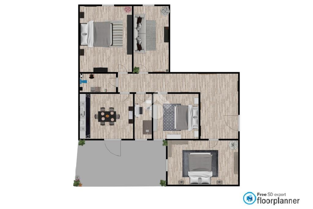 Apartment via camozzini, Genova (neighborhood Voltri) - floor plans 1