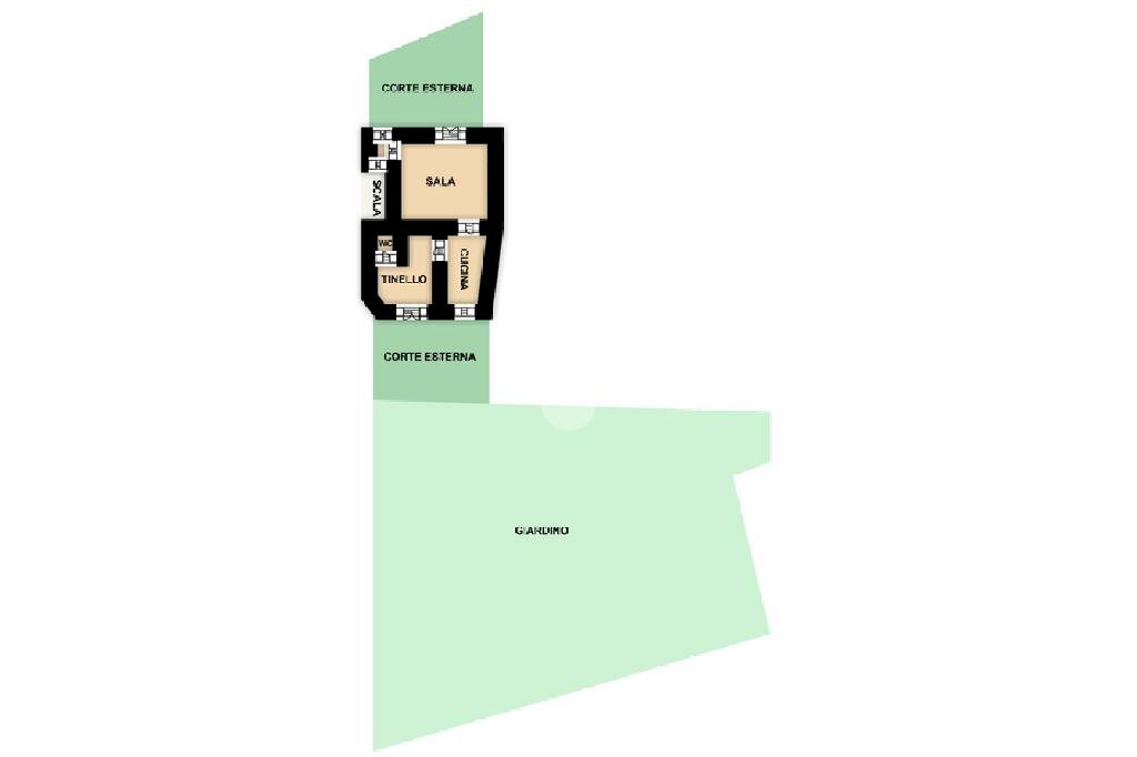 Casa semi indipendente Via Damonte, Pallare - planimetria 1