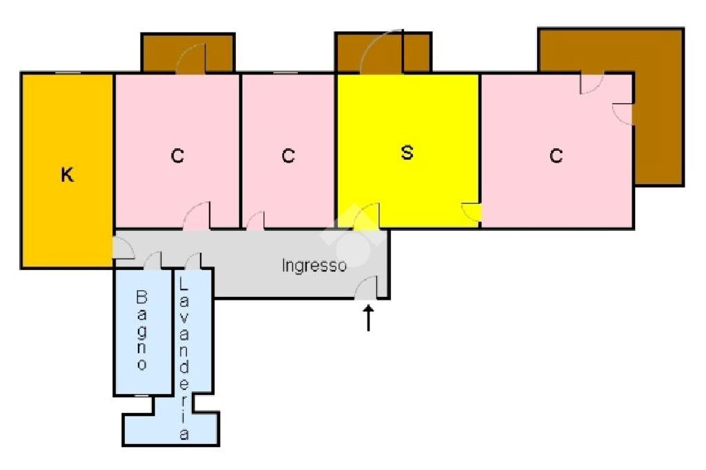 Appartamento Via XX Settembre, Savona - planimetria 1