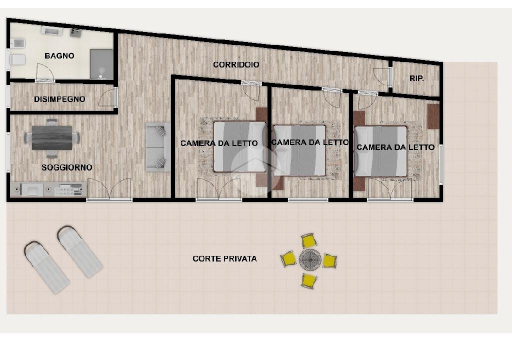 Casa indipendente Via Littardi, Imperia - planimetria 1