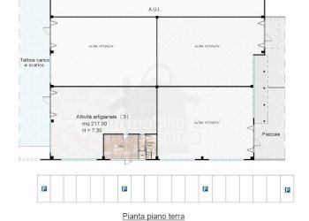 Planimetria - Capannone via Palmiro Togliatti, Verucchio - foto 2