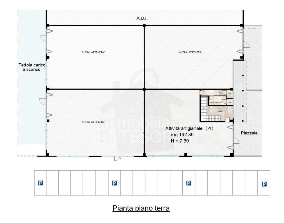 Planimetria - Capannone via Palmiro Togliatti, Verucchio - foto 2