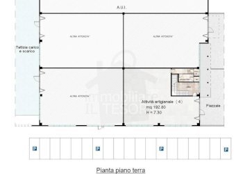 Planimetria - Capannone via Palmiro Togliatti, Verucchio - foto 2